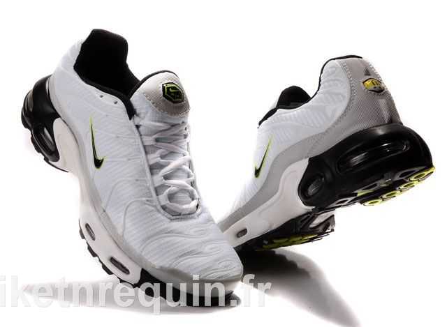 air tn blanche chaussures noires marque unique noire (2)